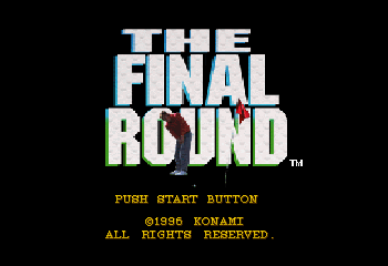 The Final Round Title Screen
